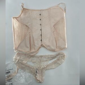 Adore me corset set size 3X new